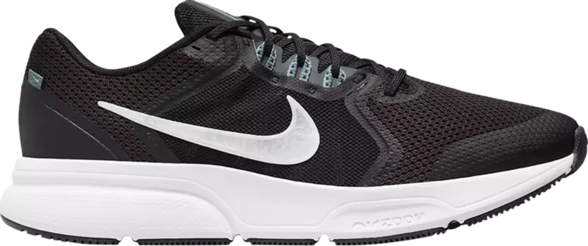 Кроссовки Nike Zoom Span 4 'Black Metallic Silver', черный