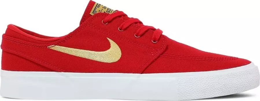 Кроссовки Nike Zoom Stefan Janoski Canvas RM SB 'University Red Club Gold', красный