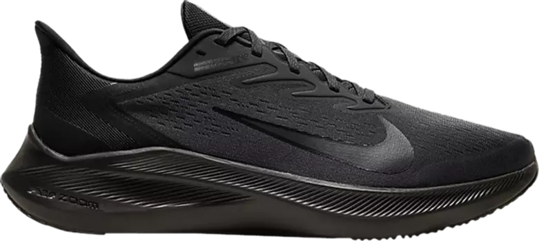 Кроссовки Nike Zoom Winflo 7 Extra Wide 'Black Anthracite', черный