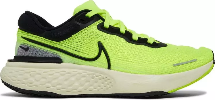Кроссовки Nike ZoomX Invincible Run Flyknit 'Volt', зеленый