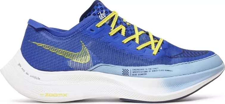 Кроссовки Nike ZoomX Vaporfly NEXT% 2 'Hyper Royal Yellow Strike', синий