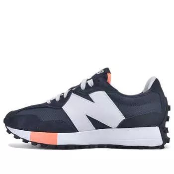 Кроссовки niko x 327 'dark blue' New Balance, голубой