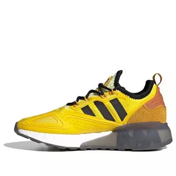 Кроссовки ninja x zx 2k boost j Adidas, желтый
