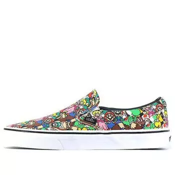 Кроссовки nintendo x classic slip-on 'super mario bros' Vans, белый