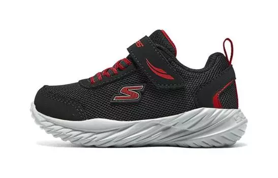 Кроссовки Nitro Sprint для малышей TD Skechers, черный/красный