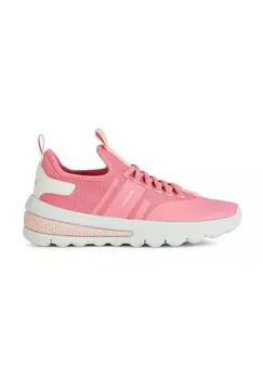 Кроссовки низкие ACTIVART Geox, цвет light coral white