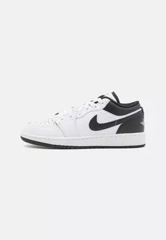 Кроссовки низкие AIR JORDAN 1 , цвет white/black