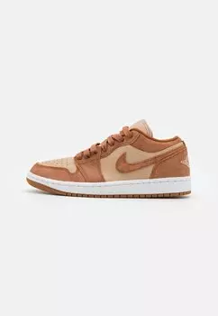 Кроссовки низкие AIR JORDAN 1 SE, цвет legend medium brown/legend coffee/sail