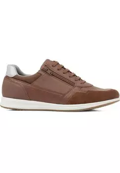 Кроссовки низкие AVERY Geox, цвет cognac