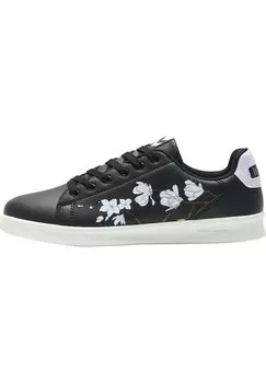 Кроссовки низкие BUSAN FLORAL Hummel, цвет black white