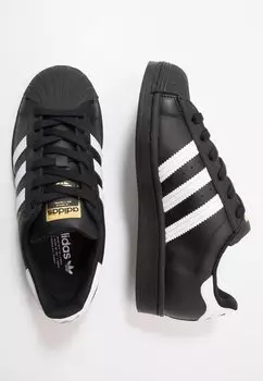 Кроссовки низкие черные/обувь белая SUPERSTAR UNISEX adidas Originals, цвет core black/footwear wihte