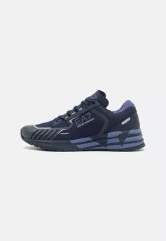 Кроссовки низкие CRUSHER DISTANCE UNISEX EA7 Emporio Armani, цвет black iris/marlin