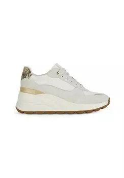 Кроссовки низкие D SPHERICA EC13 Geox, цвет off white white