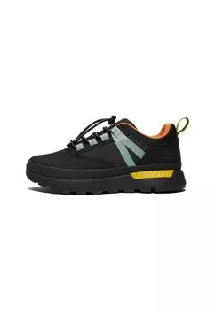 Кроссовки низкие EURO TREKKER Timberland, цвет black nubuck with green