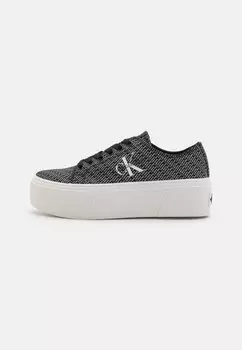 Кроссовки низкие FLATFORM CUPSOLE Calvin Klein Jeans, цвет black/bright white