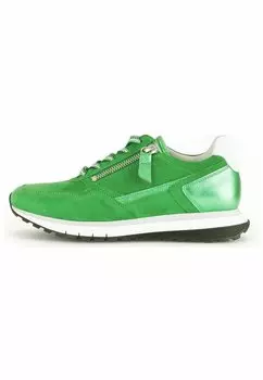 Кроссовки низкие Gabor, цвет verde off white