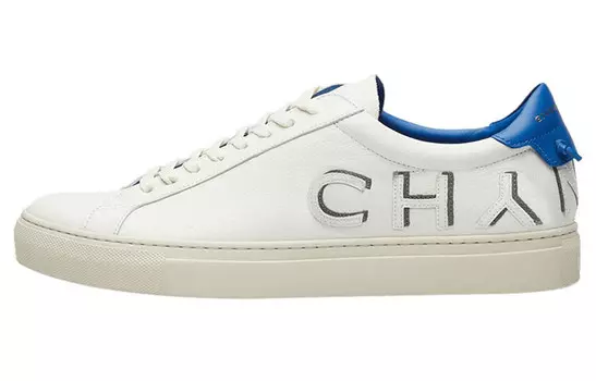 Кроссовки низкие Givenchy Reverse Letters, белый / синий