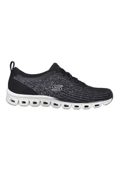 Кроссовки низкие GLIDE-STEP HEAD START Skechers, цвет bkw black white