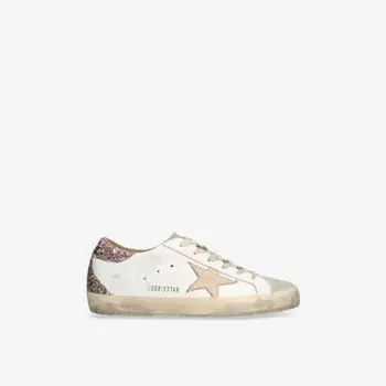 Кроссовки низкие Golden Goose Super Star, белый / золотой