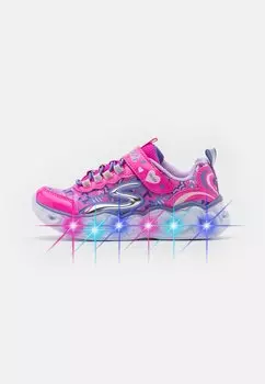 Кроссовки низкие HEART LIGHTS Skechers, цвет neon pink