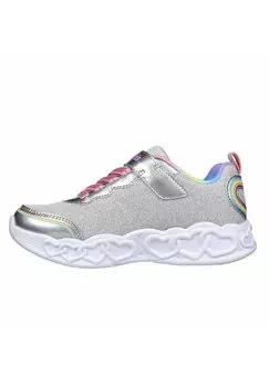 Кроссовки низкие INFINITE HEART LIGHTS Skechers, цвет silver coloured multi coloured
