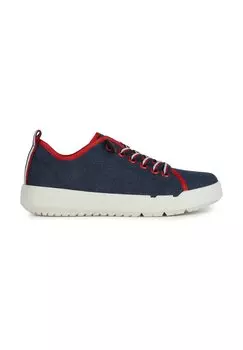 Кроссовки низкие J HYROO Geox, цвет navy red