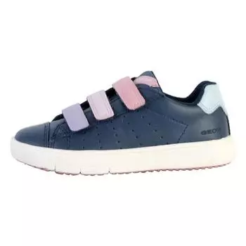 Кроссовки низкие J Silenex G.B девочки GEOX, цвет blau