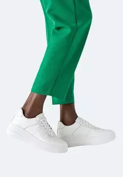 Кроссовки низкие LACE-UP FASTENING Musk, цвет white