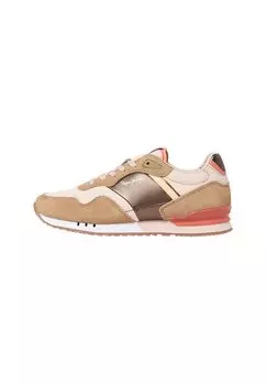 Кроссовки низкие LONDON GLAM Pepe Jeans, цвет sand beige