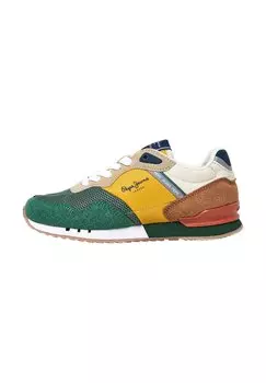 Кроссовки низкие LONDON URBAN B Pepe Jeans, цвет khaki green