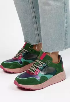 Кроссовки низкие Manfield, цвет grn