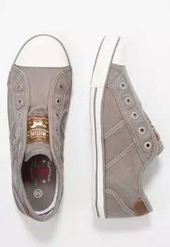 Кроссовки низкие Mustang, серебристо-серые