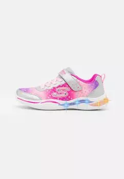 Кроссовки низкие POWER PETALS Skechers, цвет silver/pink