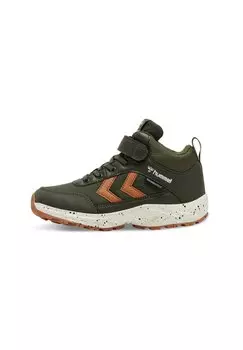 Кроссовки низкие ROOT TEX JR Hummel, цвет forest night
