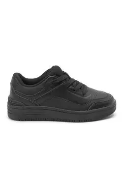 Кроссовки низкие SCHOOL LEATHER LACE-UP SHOES Next, цвет black