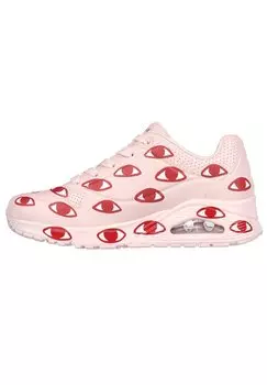 Кроссовки низкие Skechers, цвет pkrd pink red