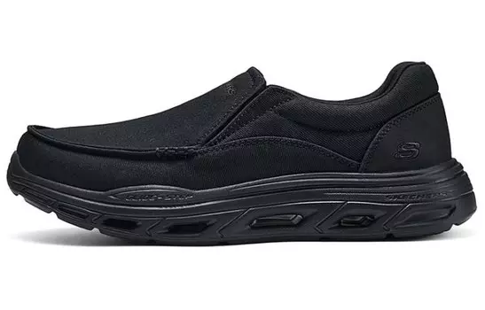 Кроссовки низкие Skechers Lifestyle Shoes Men Low-top All Black, черный