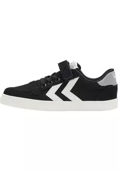 Кроссовки низкие SLIMMER STADIL LOW JR Hummel, цвет black
