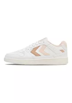 Кроссовки низкие ST POWER PLAY Hummel, цвет white soft pink mahogany rose