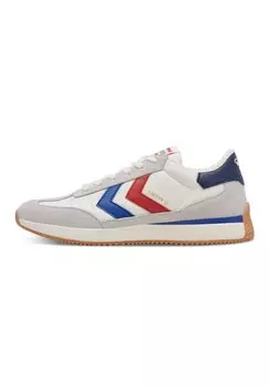 Кроссовки низкие STADION Hummel, цвет white blue red