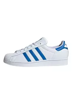Кроссовки низкие SUPERSTAR adidas Originals, цвет cloud white blue bird cloud white