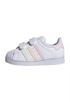 Кроссовки низкие SUPERSTAR adidas Originals, цвет cloud white clear pink supplier colour