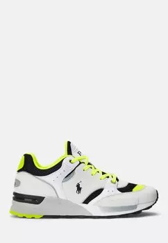 Кроссовки низкие TRACKSTER 200 TOP Polo Ralph Lauren, цвет white/black/yellow