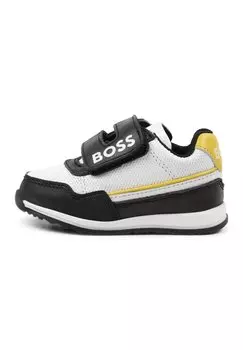 Кроссовки низкие TRAINERS BOSS Kidswear, цвет white