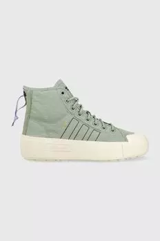 Кроссовки Nizza Bonega X W adidas Originals, зеленый