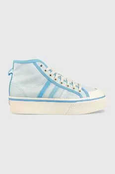 Кроссовки NIZZA PLATFORM adidas Originals, синий