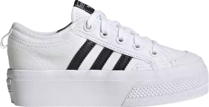 Кроссовки Nizza Platform J 'White Black', белый
