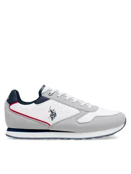 Кроссовки NOBIK001C U.S. Polo Assn., серый/белый