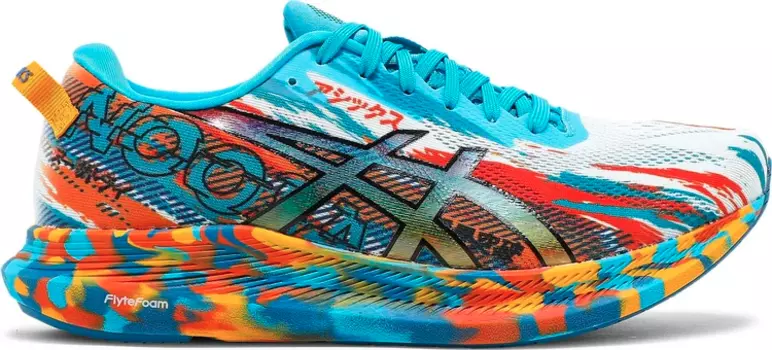 Кроссовки noosa tri 13 'color injection pack - digital aqua marigold orange' Asics, многоцветный