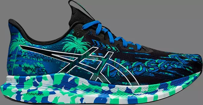 Кроссовки noosa tri 14 'tropical - black white' Asics, черный